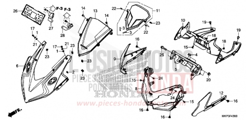 OBERER WINDLAUF CBR500RAM de 2021
